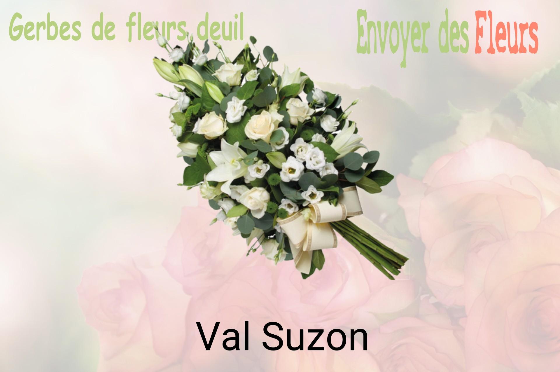 Gerbe de fleurs de deuil livrée à Val-Suzon
